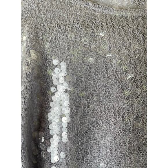 Zara sparkle sequin knit top size M - Picture 6 of 6